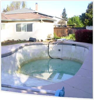 before pool removal