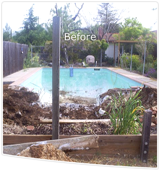 Before Pool Removal
