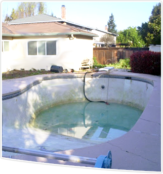 before pool removal