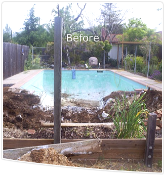 Before Pool Removal